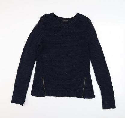 Womens UK Size 10 The White Company Blue Pullover Jumper