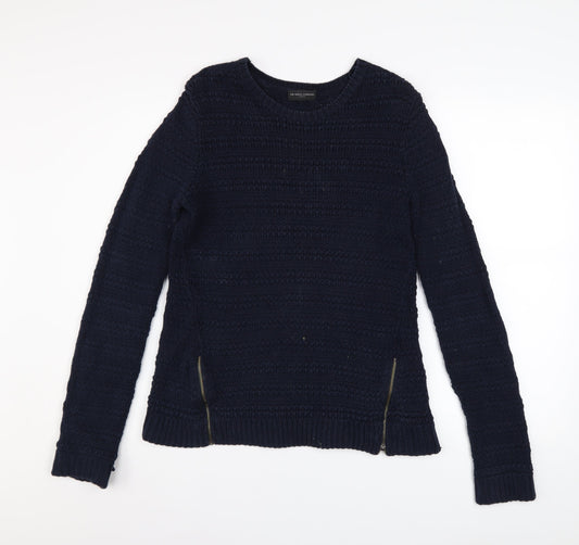 Womens UK Size 10 The White Company Blue Pullover Jumper