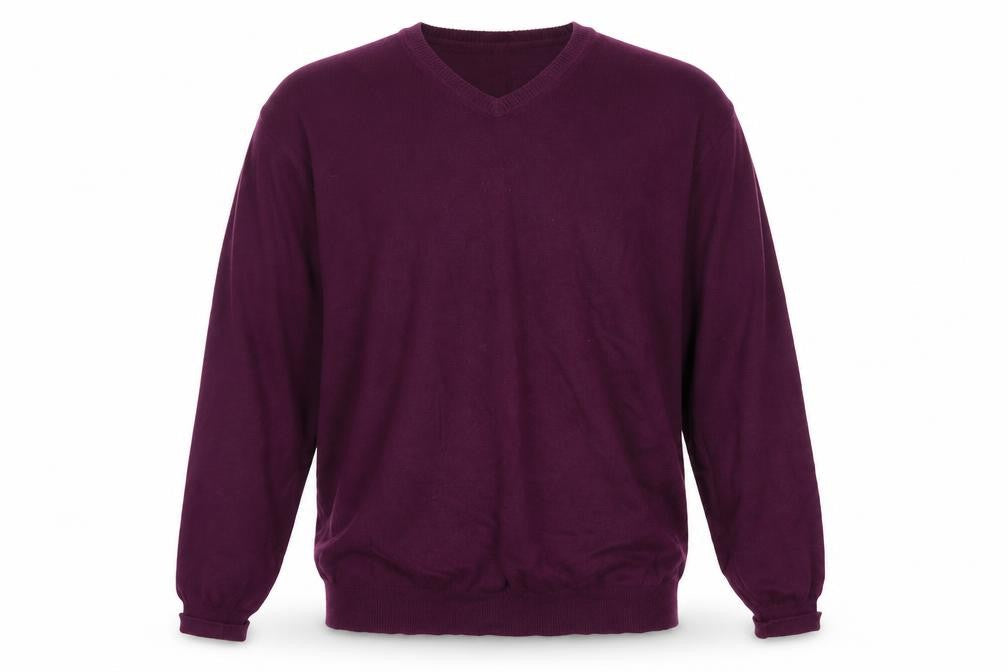 Mens UK Size L Sandstone & Co. Purple Pullover Jumper