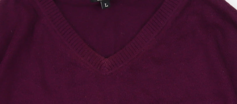 Mens UK Size L Sandstone & Co. Purple Pullover Jumper