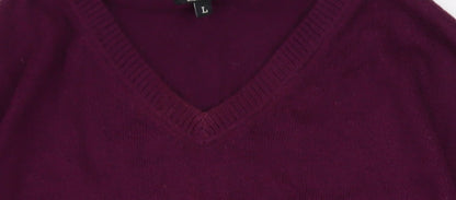 Mens UK Size L Sandstone & Co. Purple Pullover Jumper