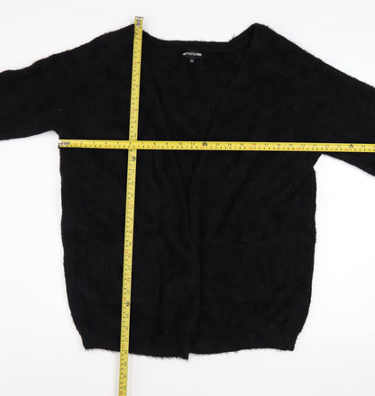 Womens UK Size M PRETTYLITTLETHING Black Cardigan Jumper