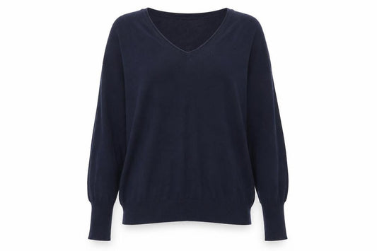 Womens UK Size S Hush Blue Pullover Jumper