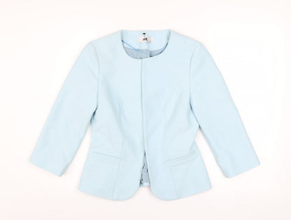 adl Women’s Blue XS Slim Fit Lined Twill Blazer Jacket