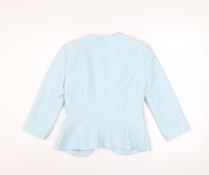 adl Women’s Blue XS Slim Fit Lined Twill Blazer Jacket