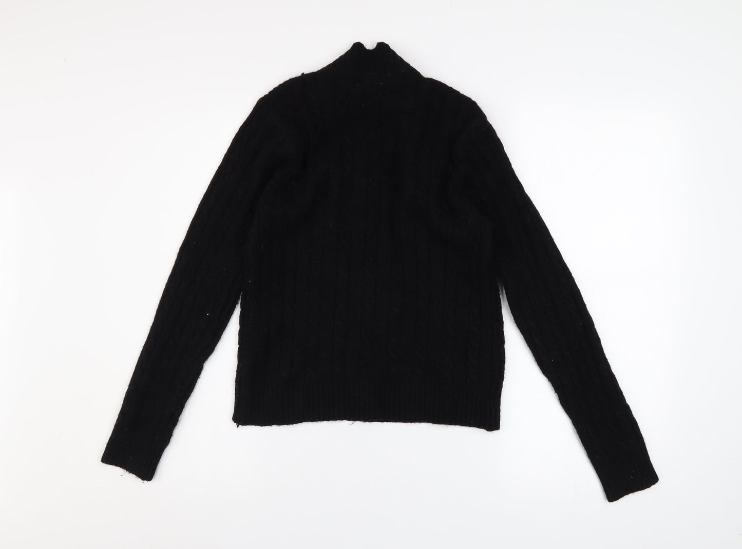 Womens UK Size L QED London Black Pullover Jumper