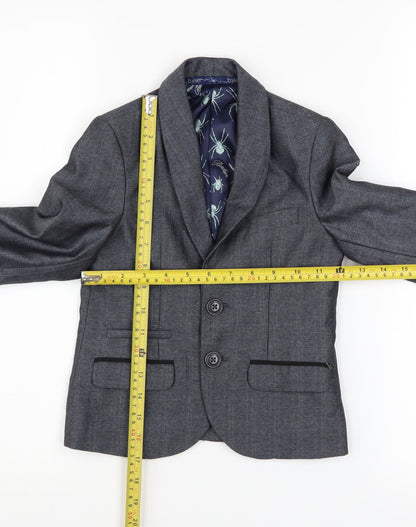Baker by Ted Baker Boys Grey Shawl Lapel Blazer Age 4 Formal Jacket