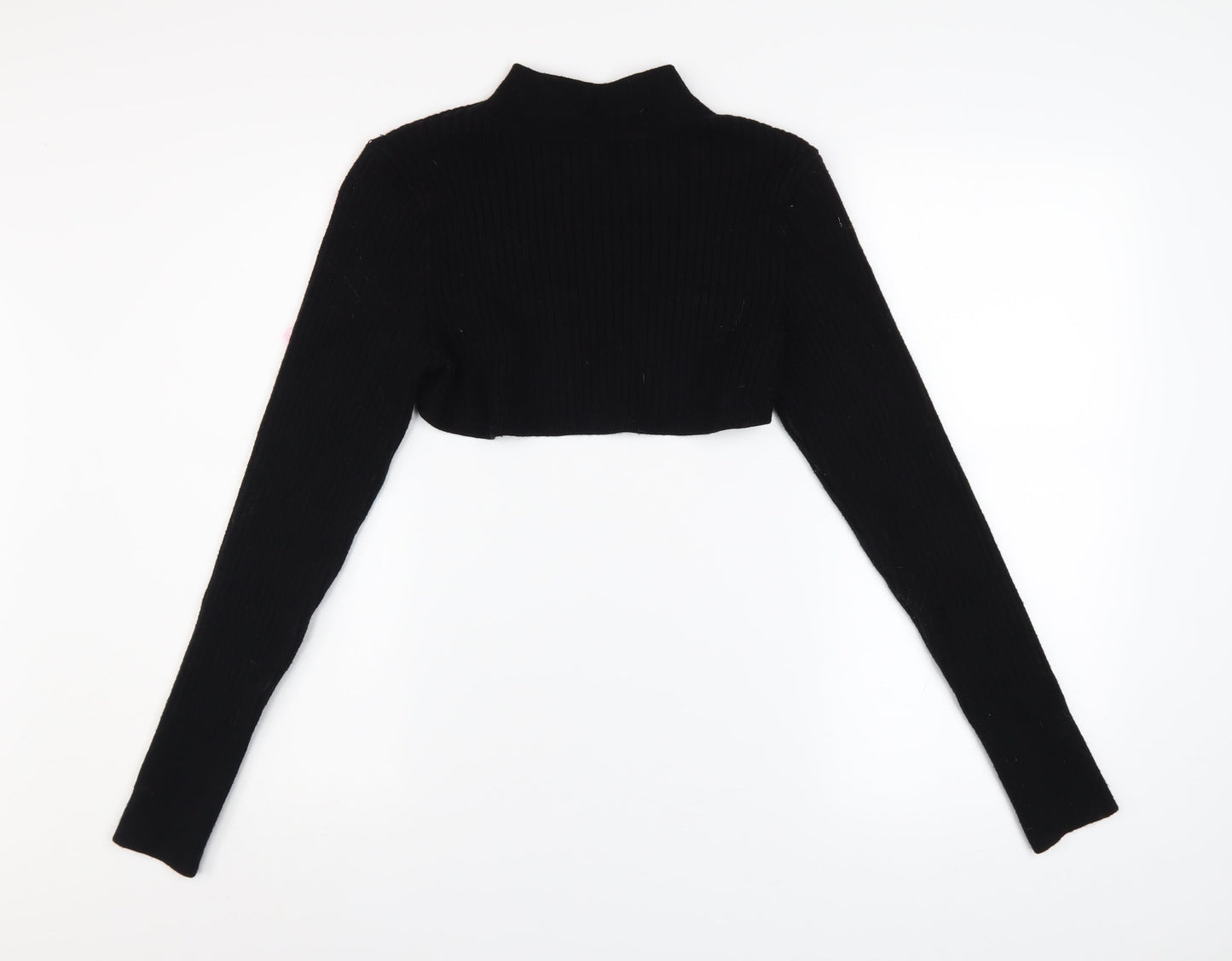 Womens UK Size 12 River Island Black Shrug Jumper
