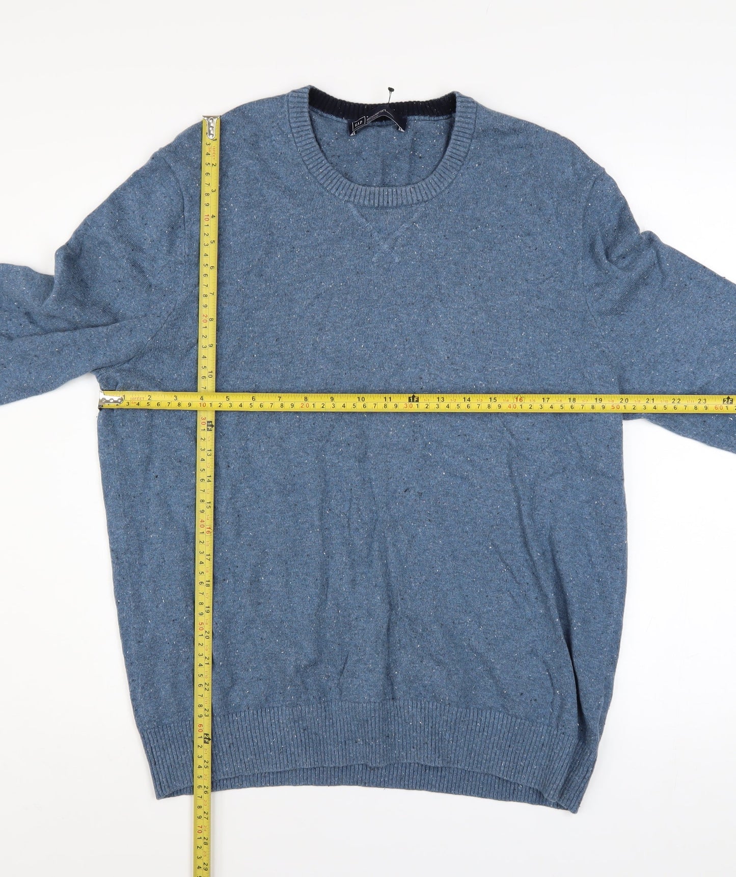Mens UK Size L Gap Blue Pullover Jumper
