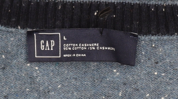Mens UK Size L Gap Blue Pullover Jumper