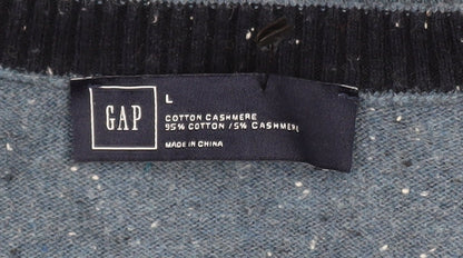 Mens UK Size L Gap Blue Pullover Jumper