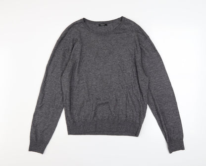 Mens UK Size XL Massimo Dutti Grey Pullover Jumper
