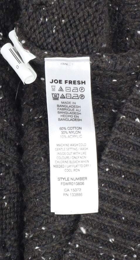 Mens UK Size M Joe Fresh Black Pullover Jumper