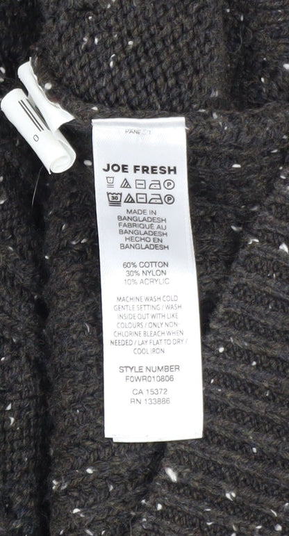 Mens UK Size M Joe Fresh Black Pullover Jumper