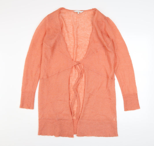 Womens UK Size 12 Rocha.John Rocha Orange Cardigan Jumper