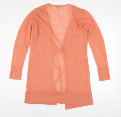Womens UK Size 12 Rocha.John Rocha Orange Cardigan Jumper