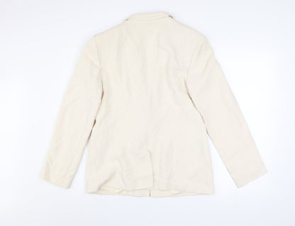 Episode Women's Ivory Wool Blend Blazer Jacket Size 12