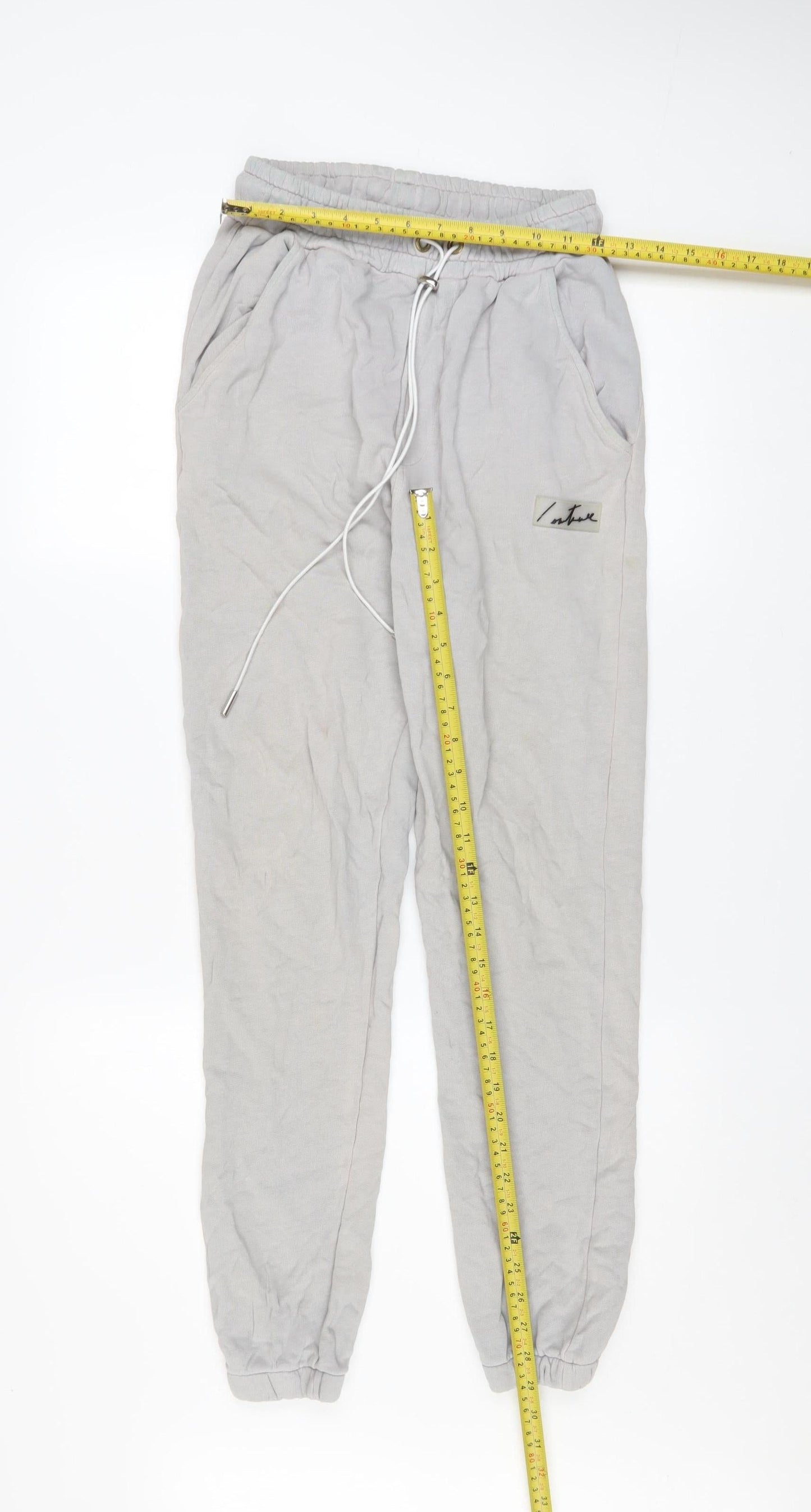 Mens UK Size XS The Couture Club Regular Fit Jogger Grey Trousers