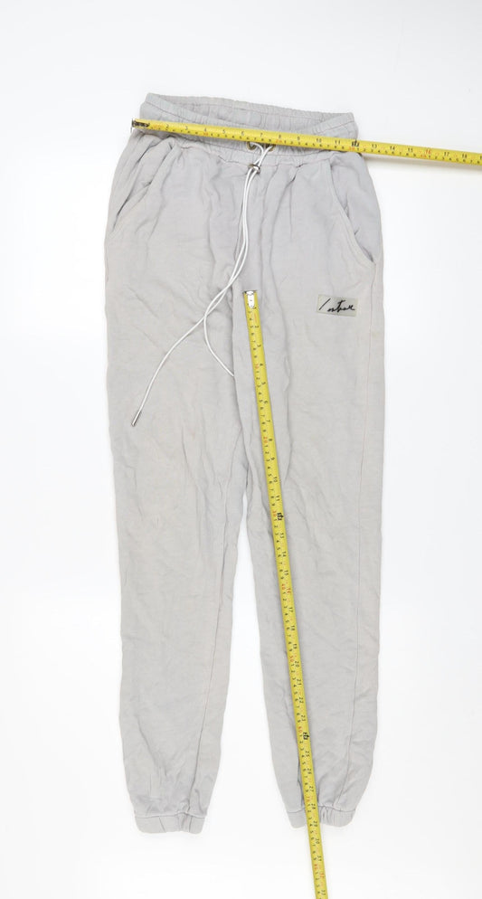 Mens UK Size XS The Couture Club Regular Fit Jogger Grey Trousers