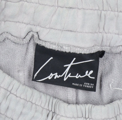Mens UK Size XS The Couture Club Regular Fit Jogger Grey Trousers