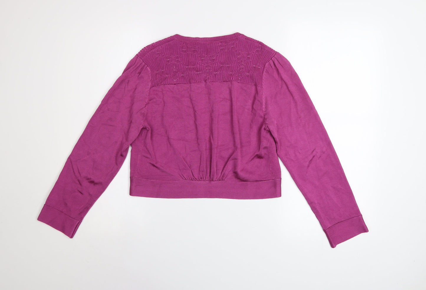 EAST Women’s Purple Long Sleeve Knit Cardigan Size 12