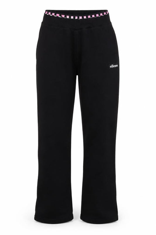 Womens UK Size 8 ellesse Regular Fit Jogger Black Trousers