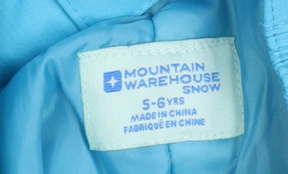 Mountain Warehouse Boys Blue 5-6 Years Snow Pants Waterproof Winter Trousers