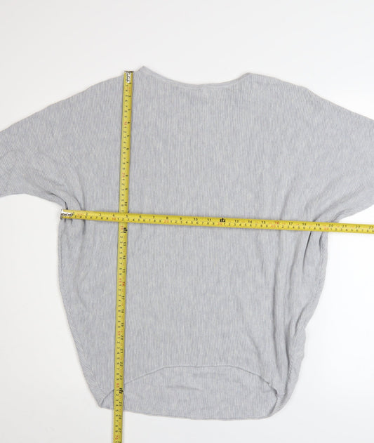 Womens UK Size M Phase Eight Grey Pullover Jumper