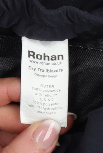 Mens UK Size L Rohan Regular Fit Cargo Blue Trousers