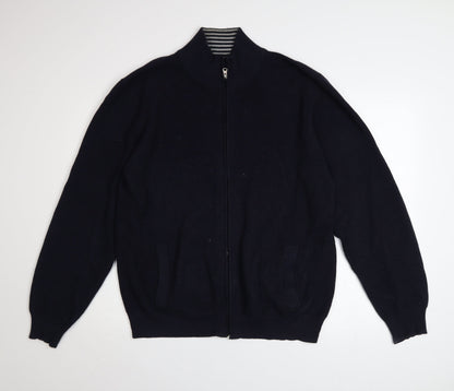 Mens UK Size L Greenwoods Blue Basic Jacket