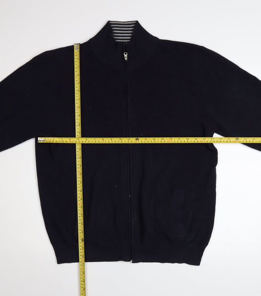 Mens UK Size L Greenwoods Blue Basic Jacket
