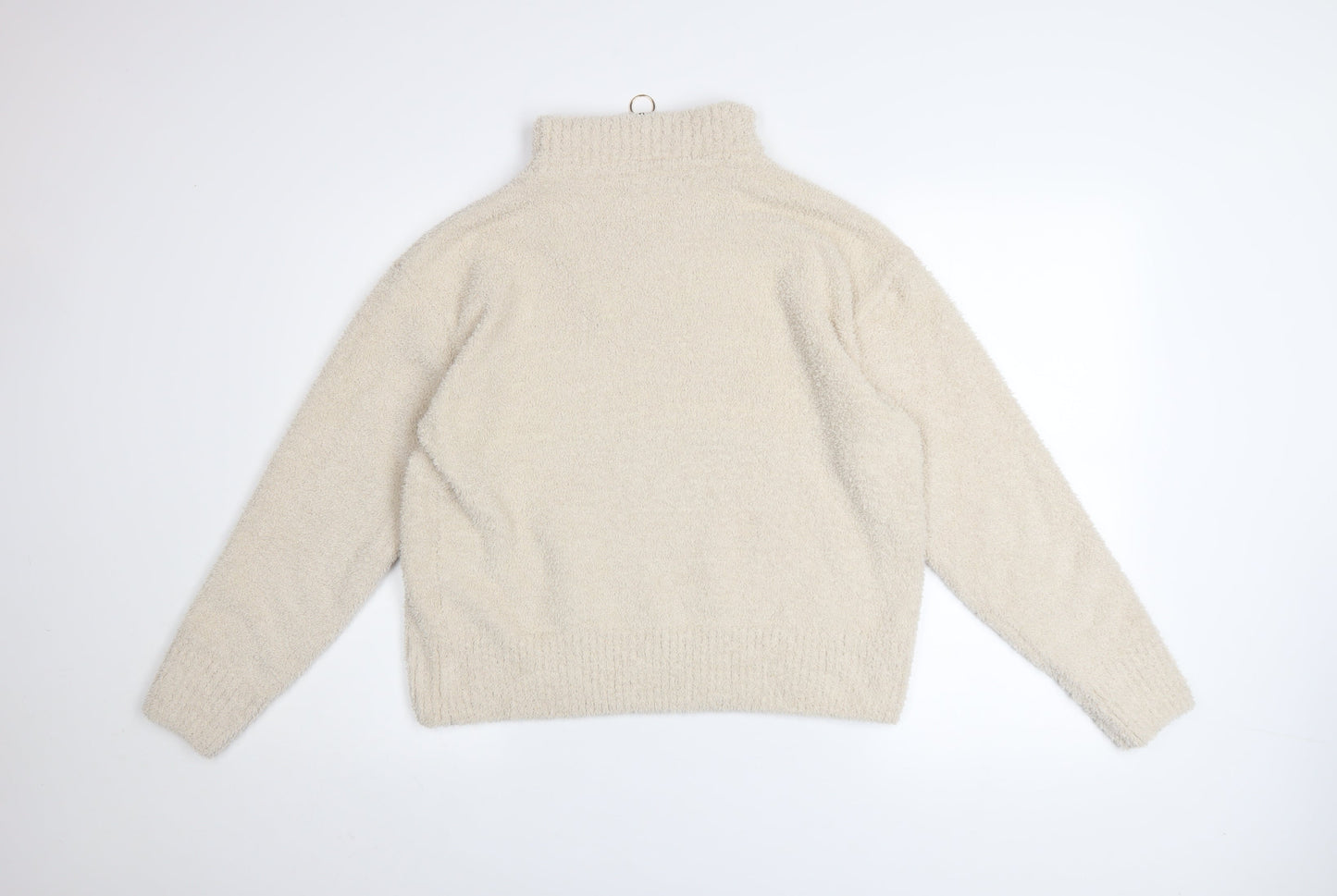 Womens UK Size 16 Roman Beige Pullover Sweatshirt