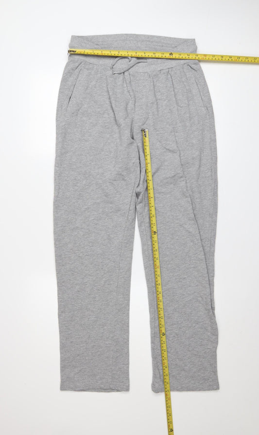Mens UK Size M Cotton Traders Regular Fit Sweatpants Grey Trousers