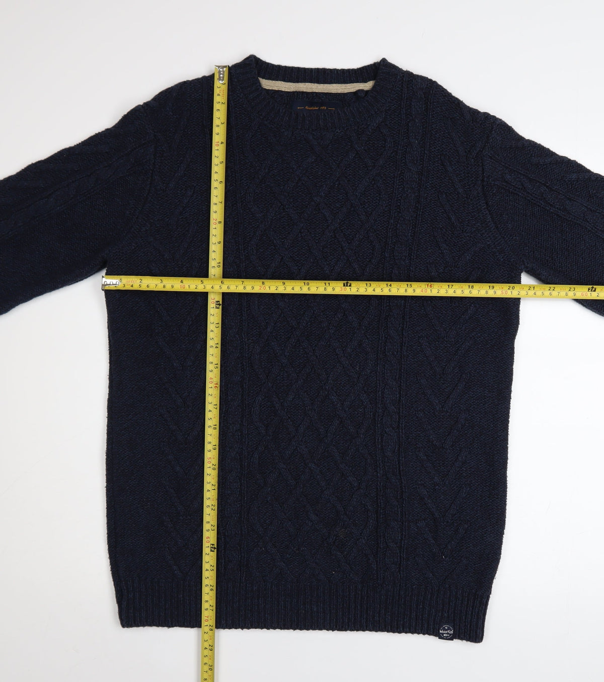 Womens UK Size M Weird Fish Blue Pullover Jumper