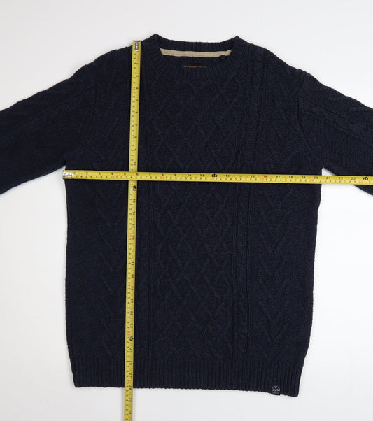 Womens UK Size M Weird Fish Blue Pullover Jumper