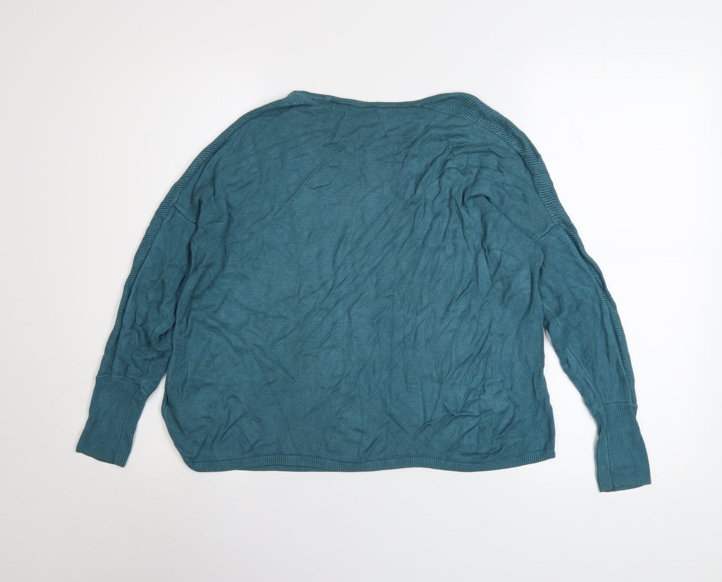 Womens UK Size S Oasis Blue Pullover Jumper