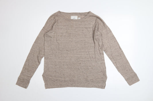 Womens UK Size 12 H&M Beige Pullover Jumper