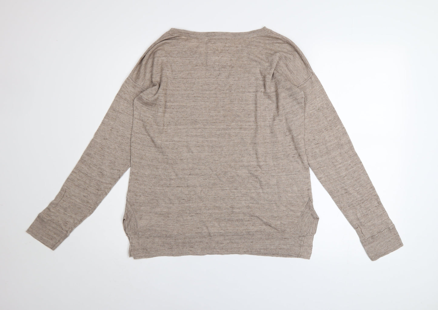 Womens UK Size 12 H&M Beige Pullover Jumper