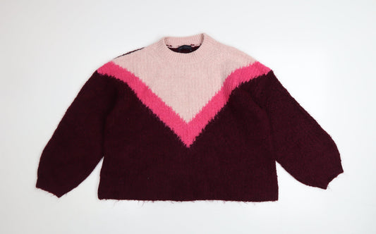 Womens UK Size M Marks and Spencer Multicoloured Pullover Jumper