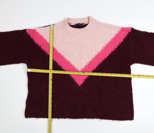 Womens UK Size M Marks and Spencer Multicoloured Pullover Jumper