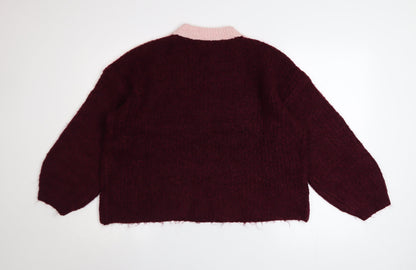 Womens UK Size M Marks and Spencer Multicoloured Pullover Jumper