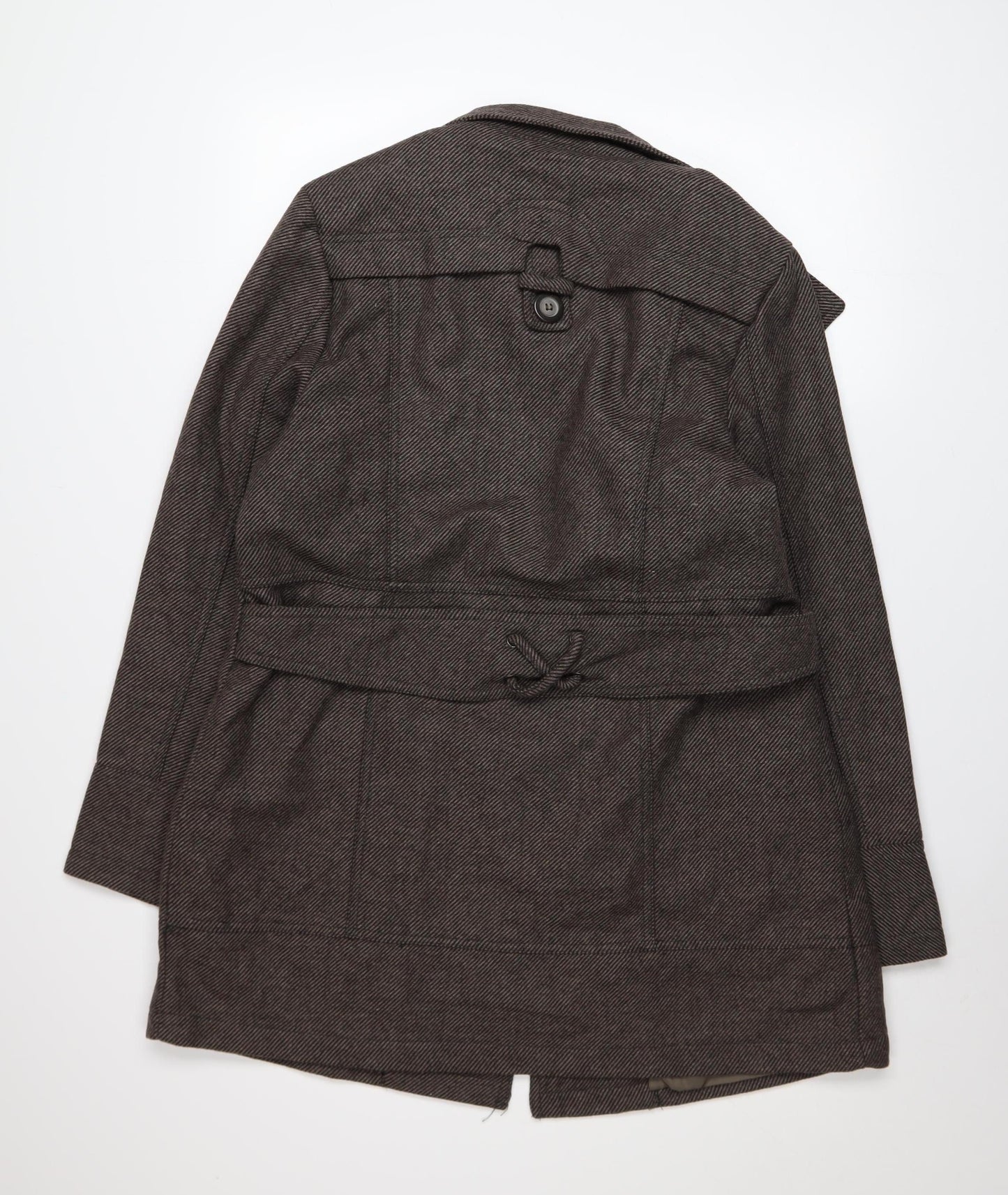 Womens UK Size 14 Lee Cooper Brown Pea Coat