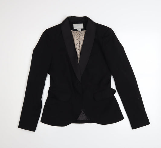 Womens UK Size 8 H&M Regular Black Blazer