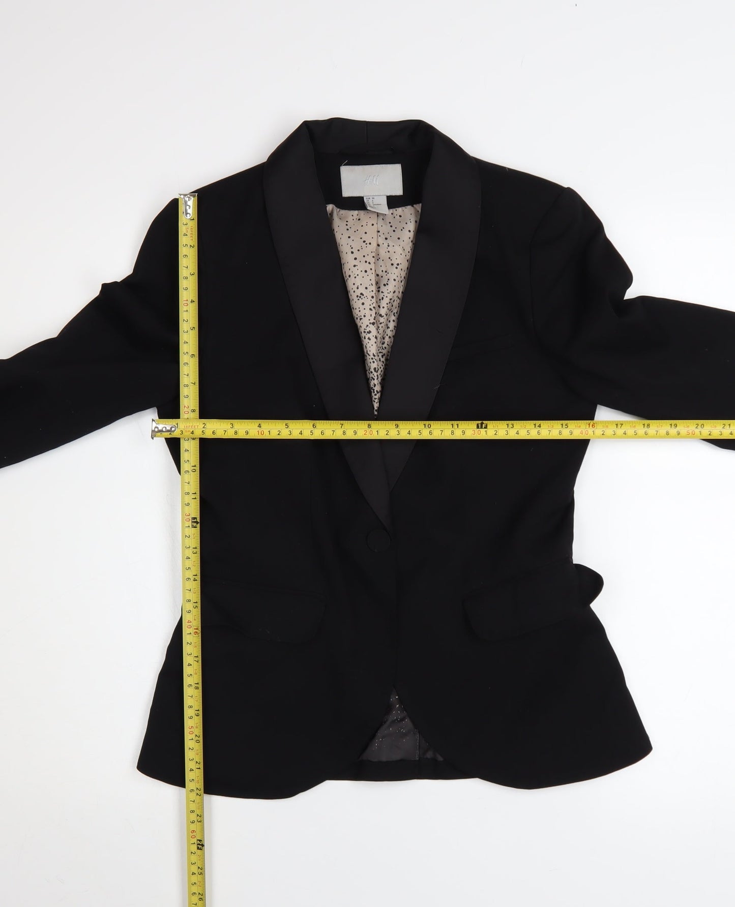 Womens UK Size 8 H&M Regular Black Blazer