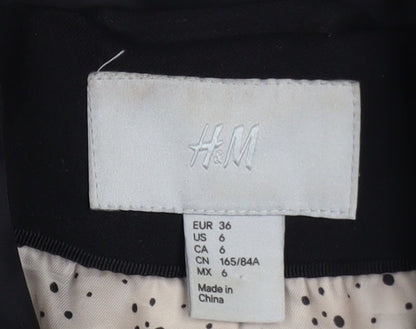 Womens UK Size 8 H&M Regular Black Blazer