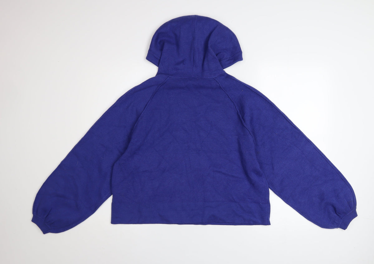 Womens UK Size M NEXT Blue Pullover Hoodie