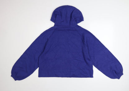 Womens UK Size M NEXT Blue Pullover Hoodie