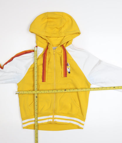 Womens UK Size XS Disney Cruise Line Yellow Full Zip Hoodie