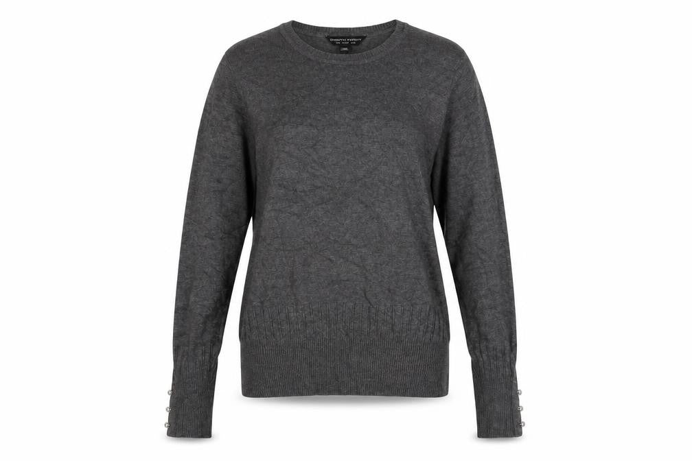 Womens UK Size 10 Dorothy Perkins Grey Pullover Jumper