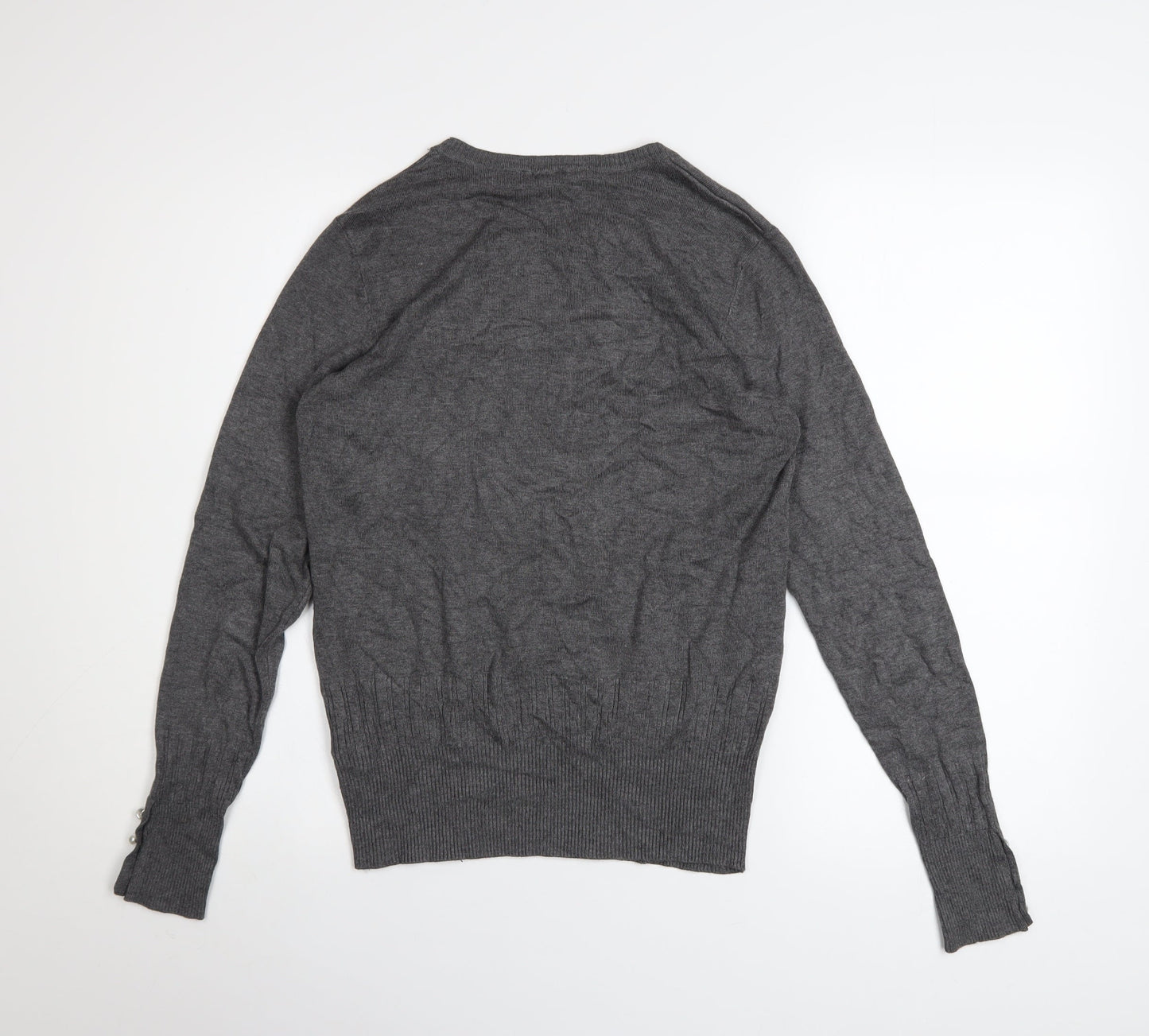 Womens UK Size 10 Dorothy Perkins Grey Pullover Jumper